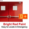 FD30 Vision Panel Fire Door for Public Buildings
