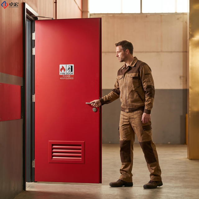 Non-Insulated Steel Fire Door – Single Leaf