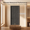 WPC Flush Interior Doors Double Leaf Natural Wood Grain Finish