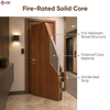 FD60 Wooden Fire Rated Door for Apartment Interiors