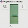 FD90 Stainless Steel Fire Doors – Single Leaf