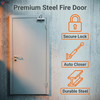 FD30 Steel Single Leaf Fire Door