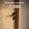 Laminate Interior Doors Single Leaf Oak Grain Texture