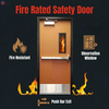 FD60 Fire Rated Door Set with Frame and Hardware