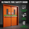FD90 Steel Fire Door for Underground Parking Garage Applications