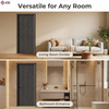 WPC Flush Interior Doors Double Leaf Natural Wood Grain Finish