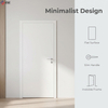 Painted MDF Interior Doors with Flush High Gloss Finish