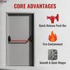 FD60 Steel Fire Door for Stairwell Access