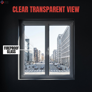 FD60 Cold Rolled Steel Fire Rated Window Fixed