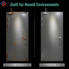 Aluminum Alloy Fire Doors – Double Leaf