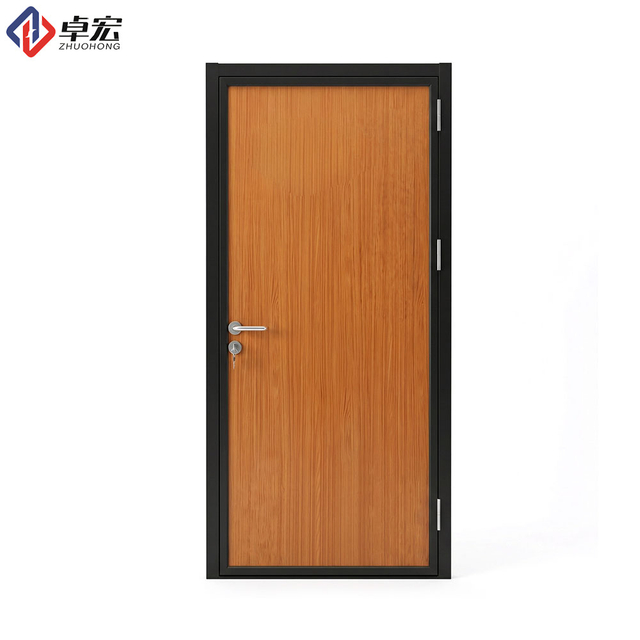 Solid Wood Interior Doors – Single Leaf with Natural Grain Finish