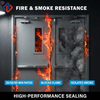FD30 Steel Fire Exit Door for Office Buildings