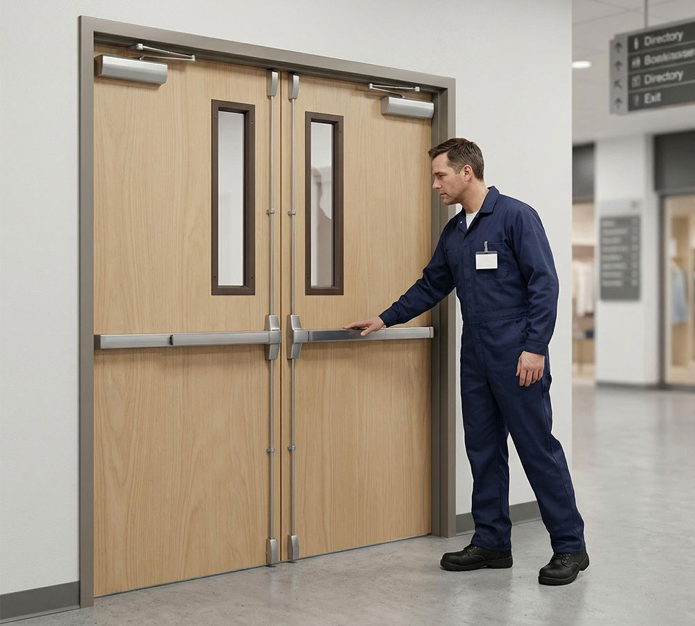 Wood Fire Doors