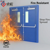 FD60 Double Leaf Steel Fire Door for Commercial Projects