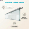 Fire-Rated Tempered Glass Smoke Curtain