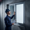 FD60 Cold Rolled Steel Fire Rated Window Fixed