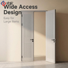 Cold-Rolled Steel Interior Doors – Double Leaf with Anti-Rust Coating