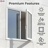 FD120 Steel Fixed Fire Rated Window