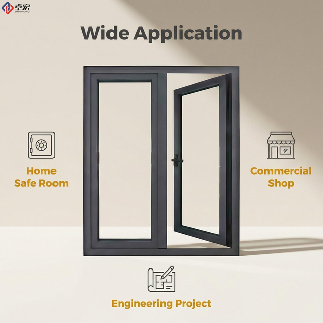 FD30 Steel Casement Fire Rated Window