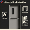 Wood Fire Doors with Glazing Options