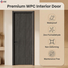 WPC Flush Interior Doors Double Leaf Natural Wood Grain Finish