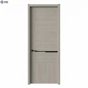Laminate Flush Interior Doors Single Leaf Walnut Texture