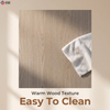 Laminate Flush Interior Doors Single Leaf Walnut Texture