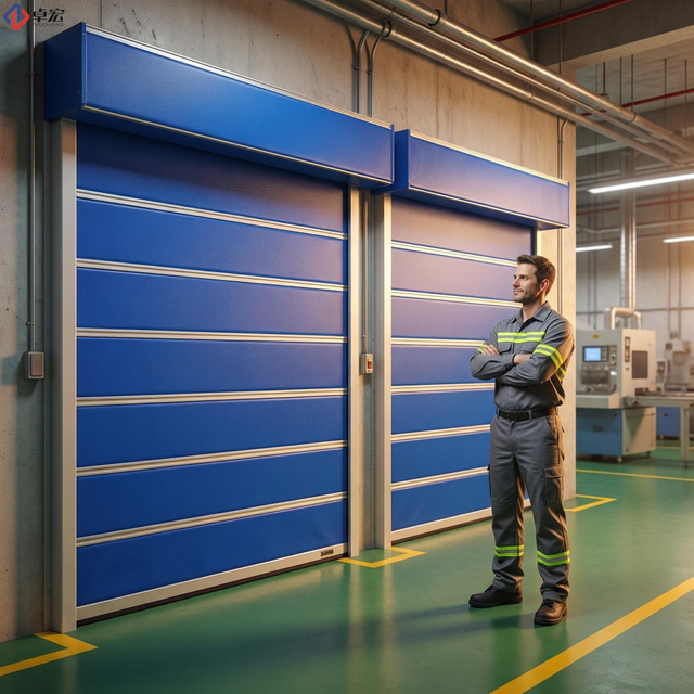 FD120 Inorganic Fiber Fabric Fire Rated Roller Shutter