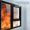 FD60 Aluminum Alloy Casement Fire Rated Window