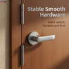 Solid Wood Interior Doors Single Leaf Clear Lacquer Natural Grain