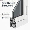 FD120 Steel Fixed Fire Rated Window